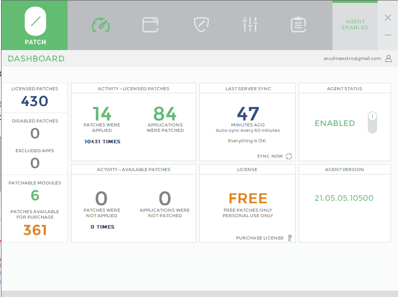 Opatch Dashboard