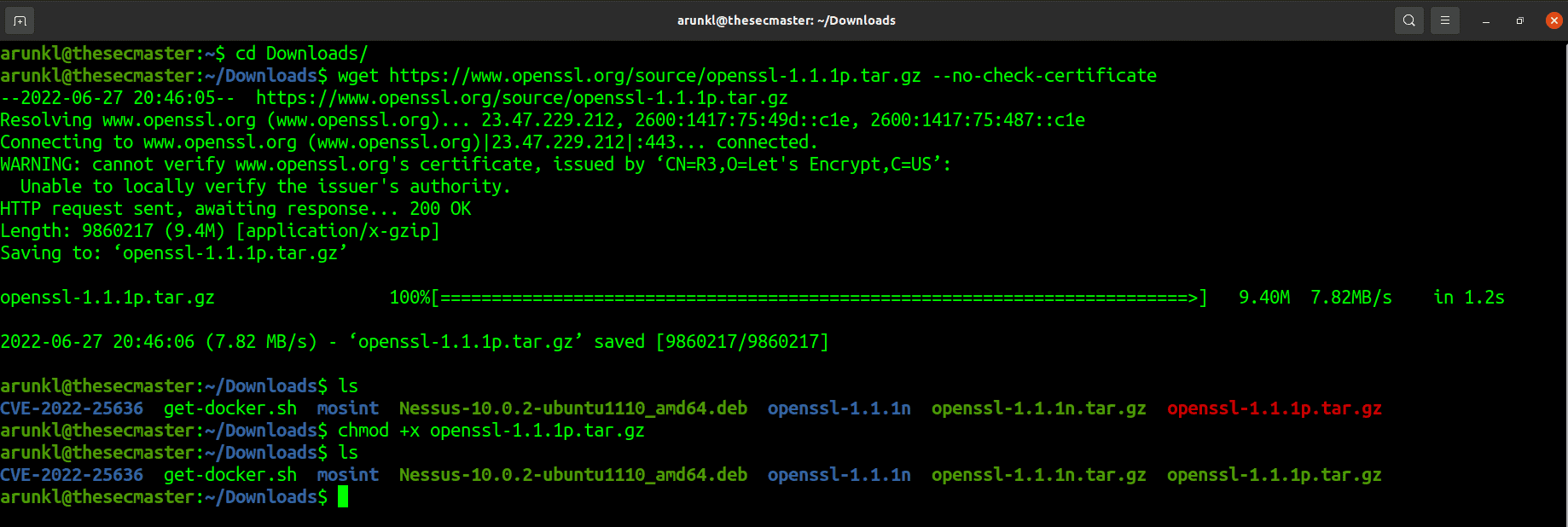 Download The Latest Openssl Package