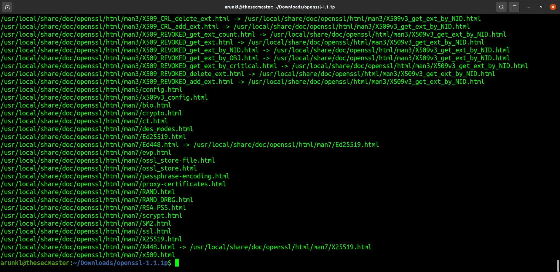 Install_upgrade Openssl