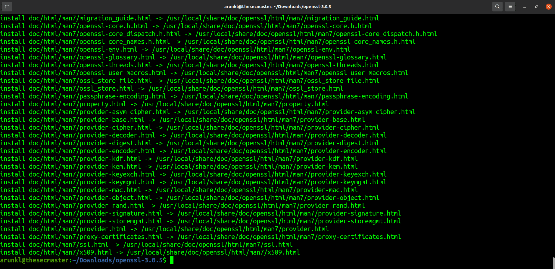 Install Or Upgrade Openssl