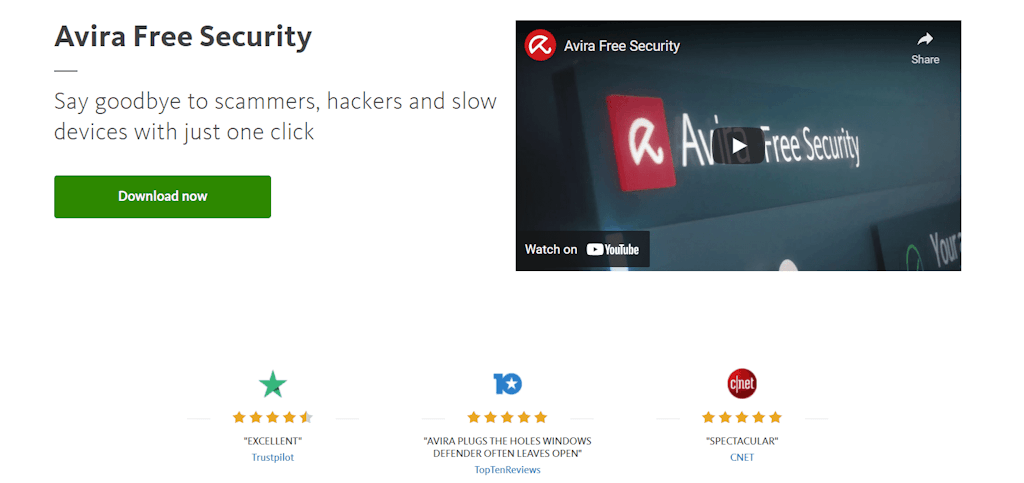 Best Free Antivirus Software Avira Free Securitys Website