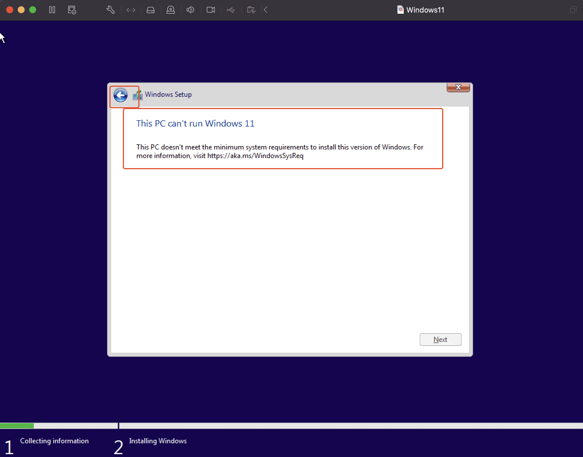 Error Message Will Appear This Pc Cant Run Windows 11