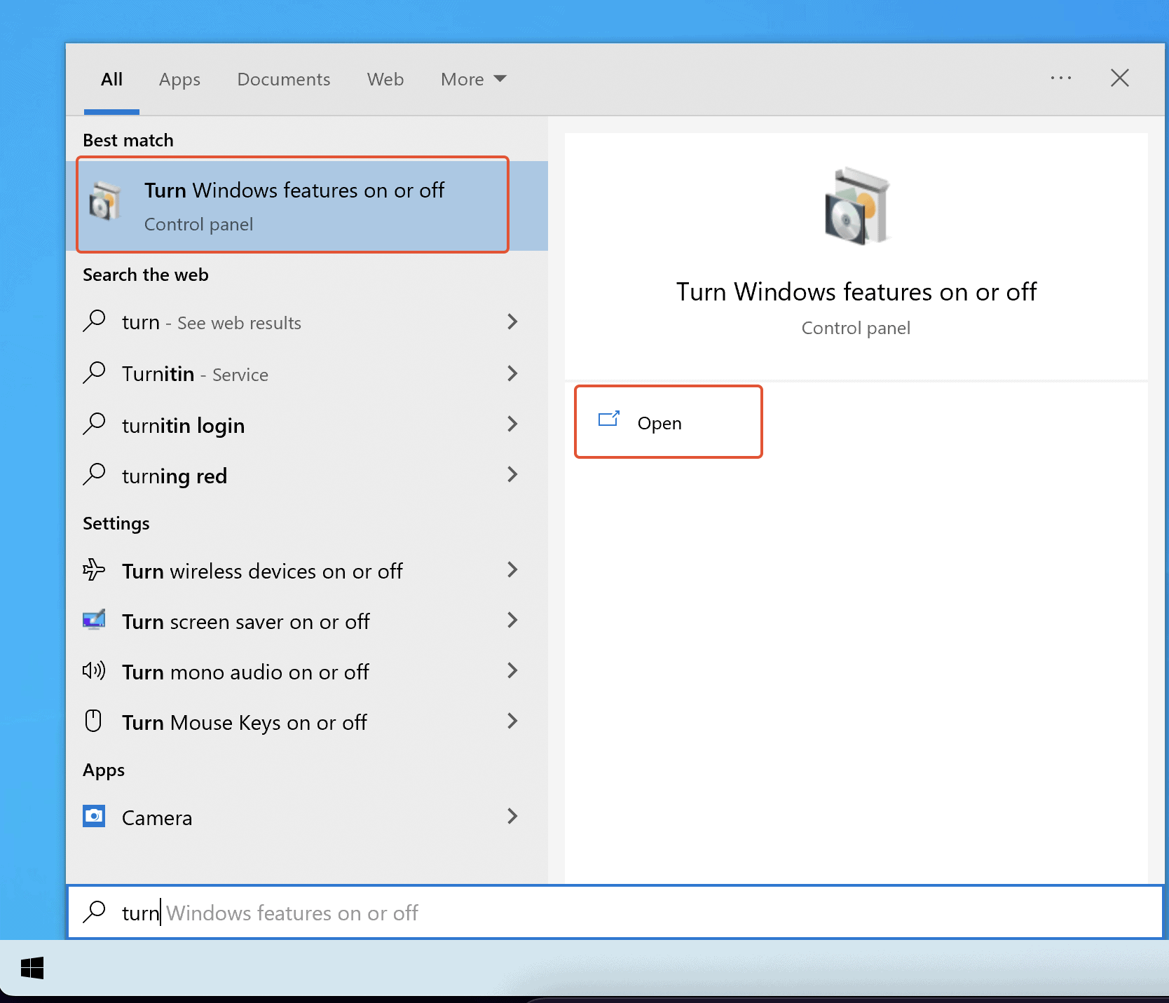 Open Turn Windows Features On Or Off On Your Windows Computer