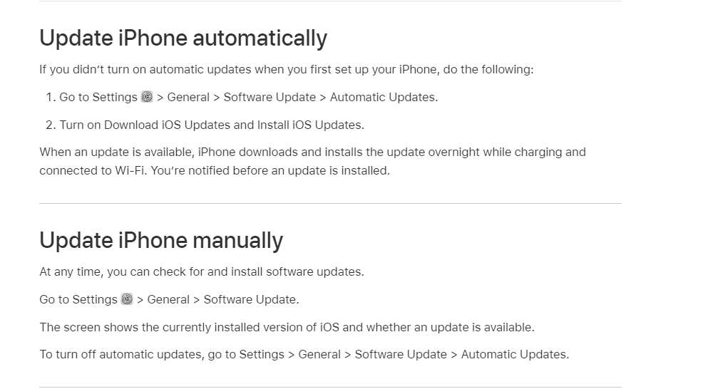 Procedure To Update Ios And Ipado