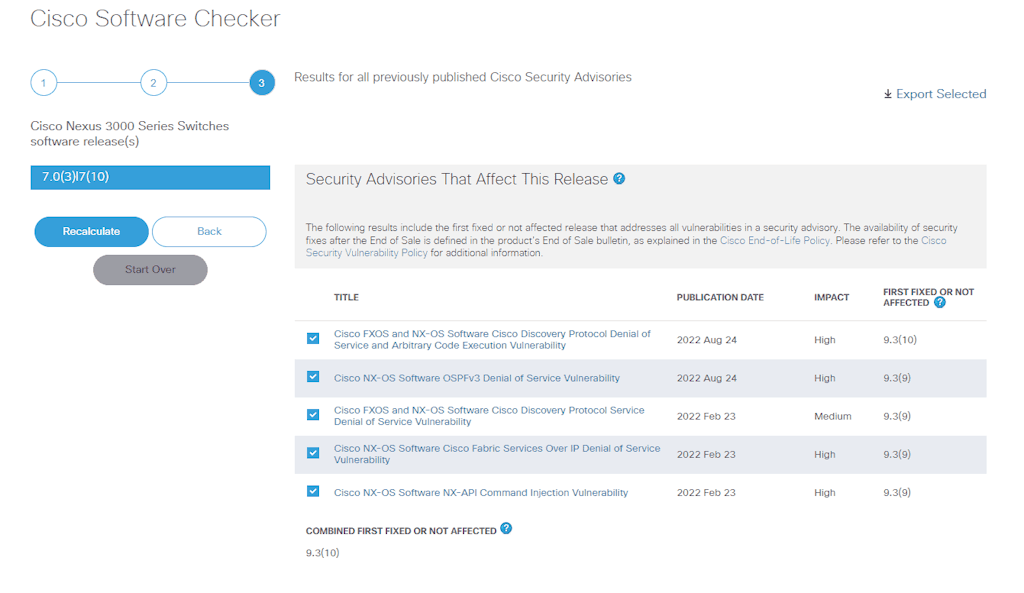 An Image Of Cisco Software Checker Utility