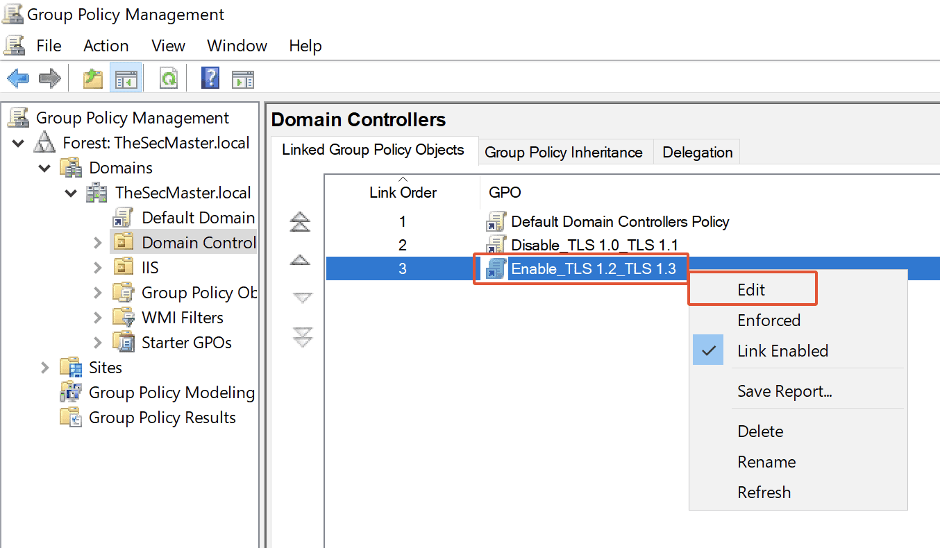 Edit The Enable_tls 1 2_tls 1 3 Gpo