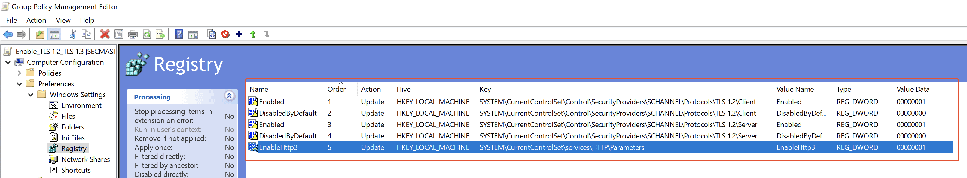 List Of Registry Item In Group Policy 1