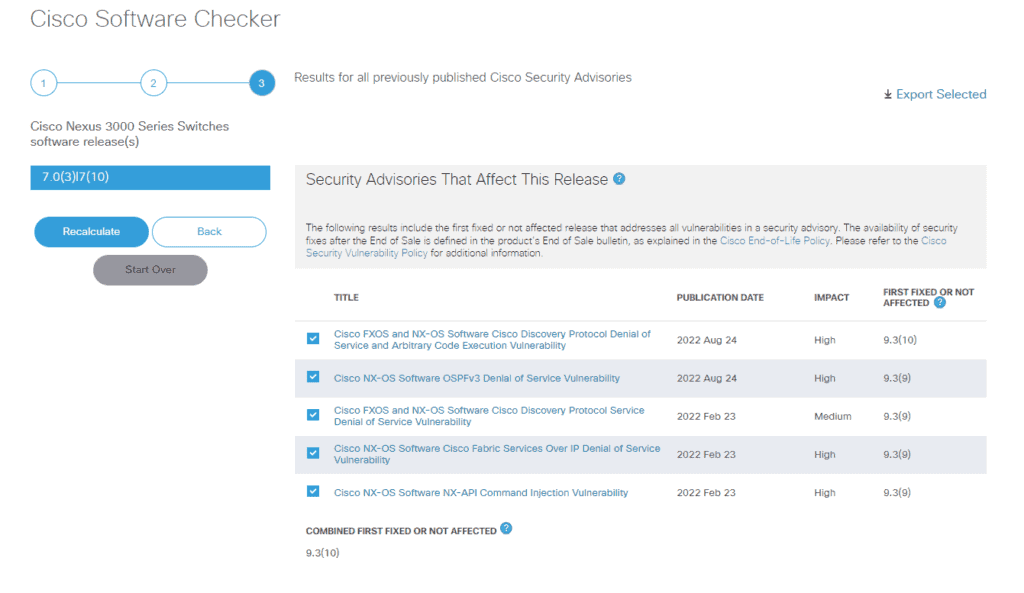 An Image Of Cisco Software Checker Utility