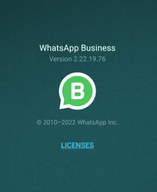 How To Check The Version Info Of Your Whatsapp