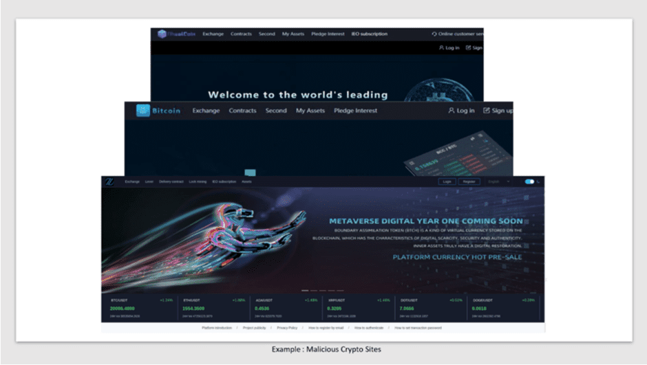 An Image Of Fake Crypto Website