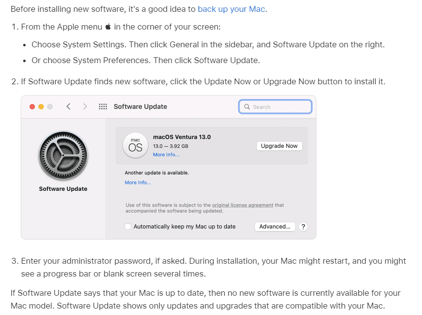 How To Update Macos To Ventura 13 1