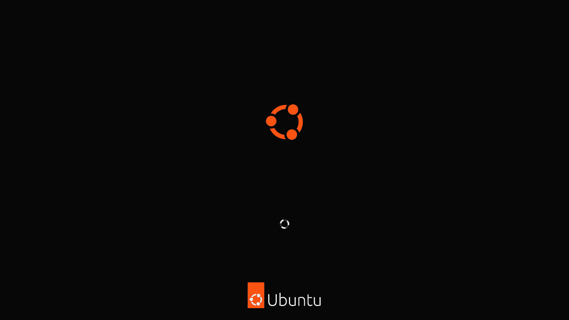 Ubuntu Is In The Boot Process