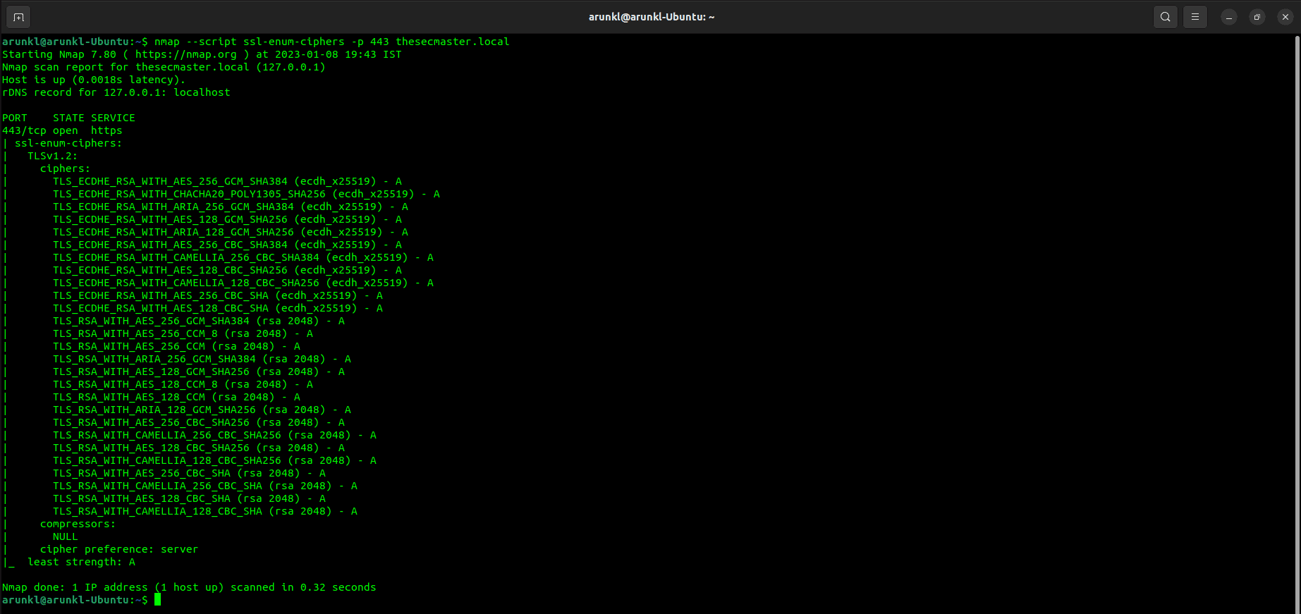 Check The Ssl_tls Versions Enabled On Your Application