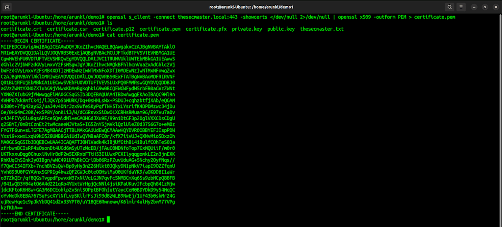 Openssl Commands To Retrive Or Download The Certificate Of A Site