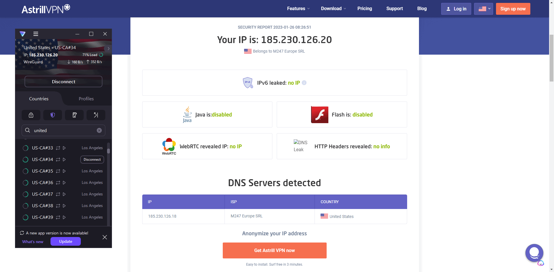 Run This Test Upon Enabling The Vpn