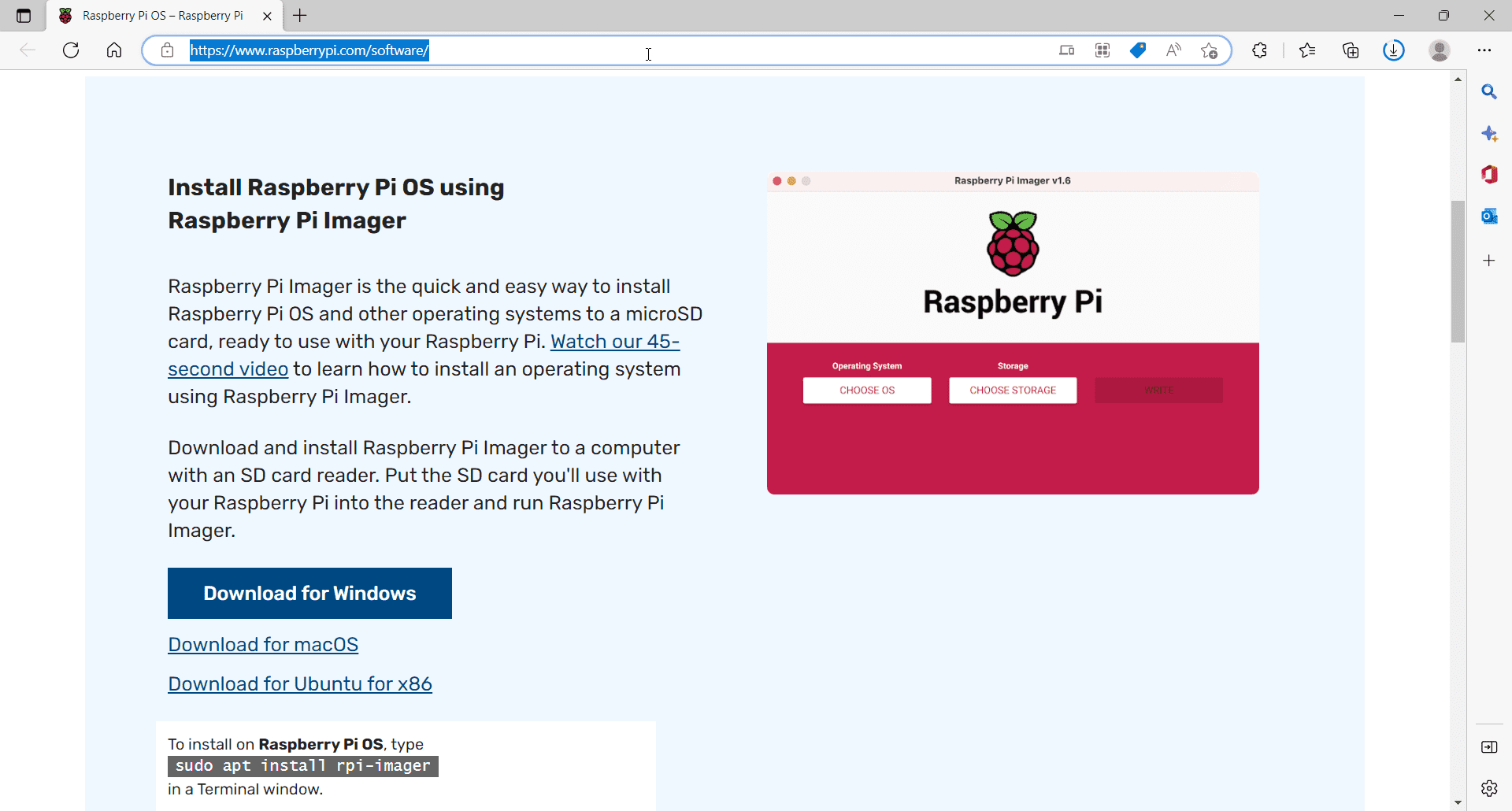 Download And Install The Raspberry Pi Imager Application