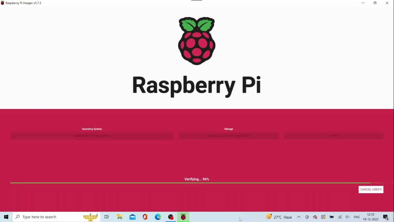 Raspberry Pi Os Image Is Being Verified