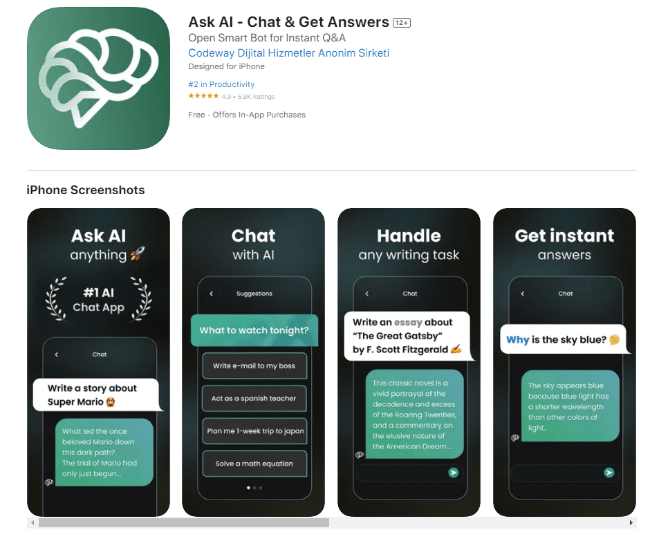 Ask Ai Chat Get Answers