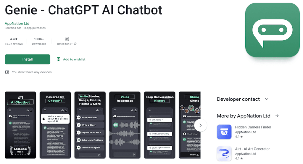 Genie Chatgpt Ai Chatbot