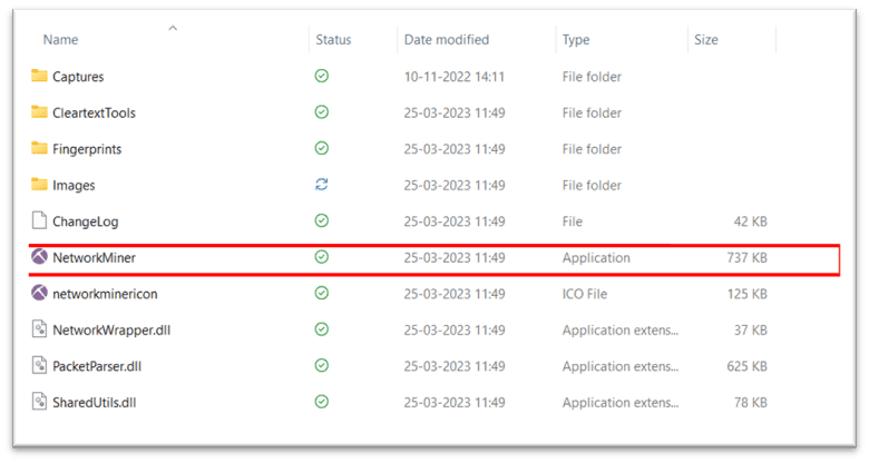 Run The Network Miner Executable File