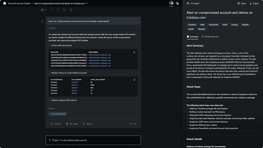 Microsoft Security Copilot E2 80 93 Alert On Compromised Account And Device 1