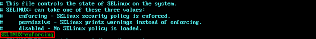 Enable Selinux