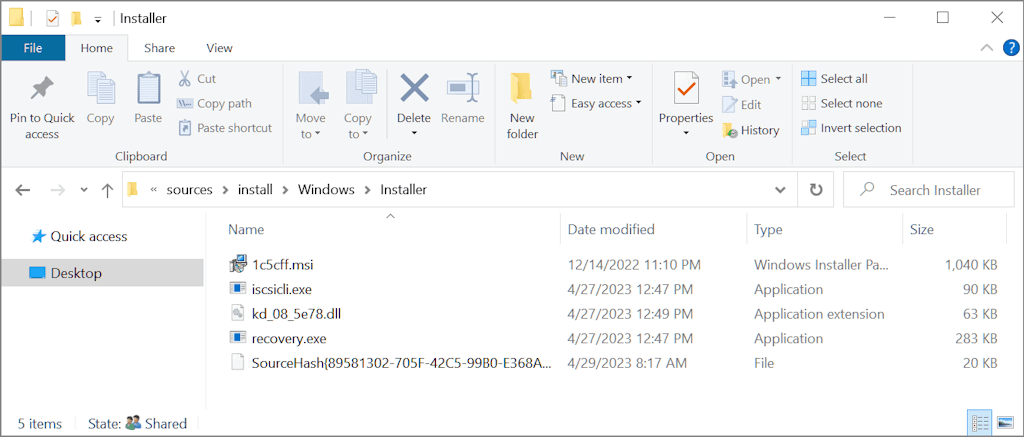 Clipper Malware Installer Folder On Windows Iso Image