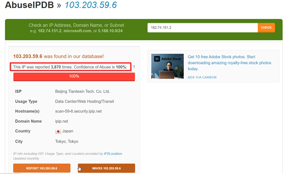 Abuseipdb 1