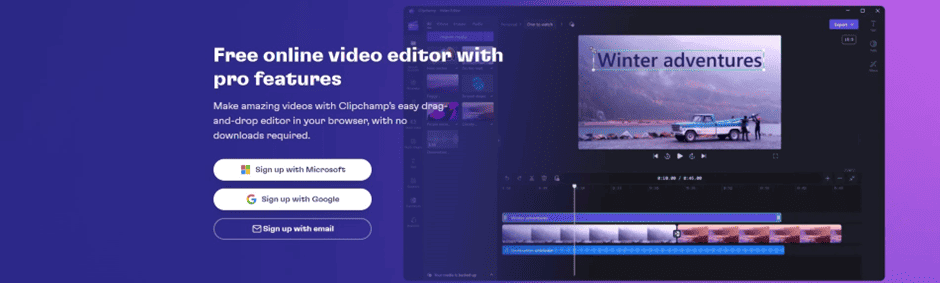 Clipchamp Video Editor