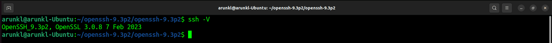 Check The Openssh Version After The Installation Process Gets Completed