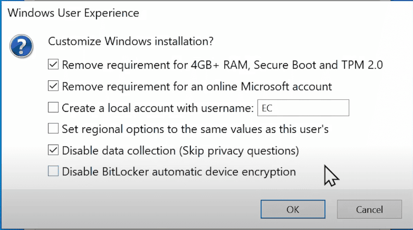 Bypass The Minimum Hardware Requirments