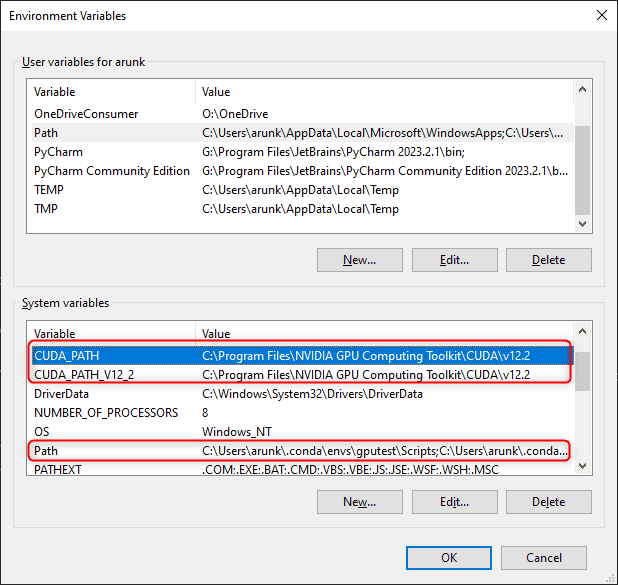 Configure Environment Variables