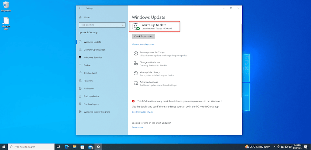 Installation Of Kb5030211 On Windows 10