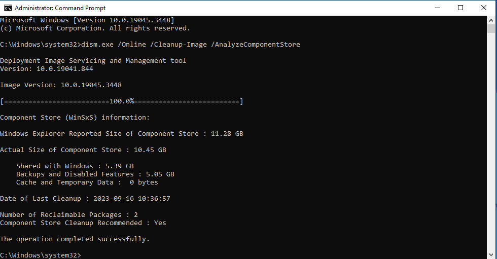 Analyze System Cleanup After The Installation Of Windows Updates