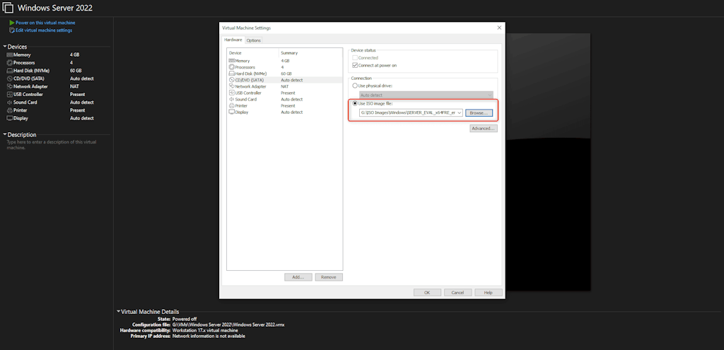 Choose The Iso File In Cd Rom