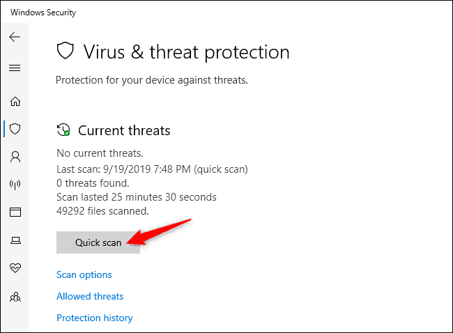 Check For Malware