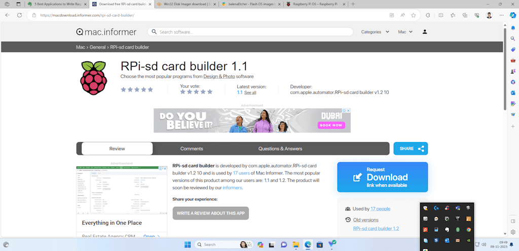 Rpi Sd Card Builder Download Page