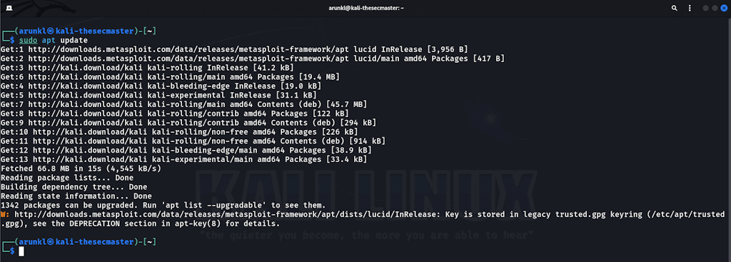 Update The Package Lists Or The Package Database