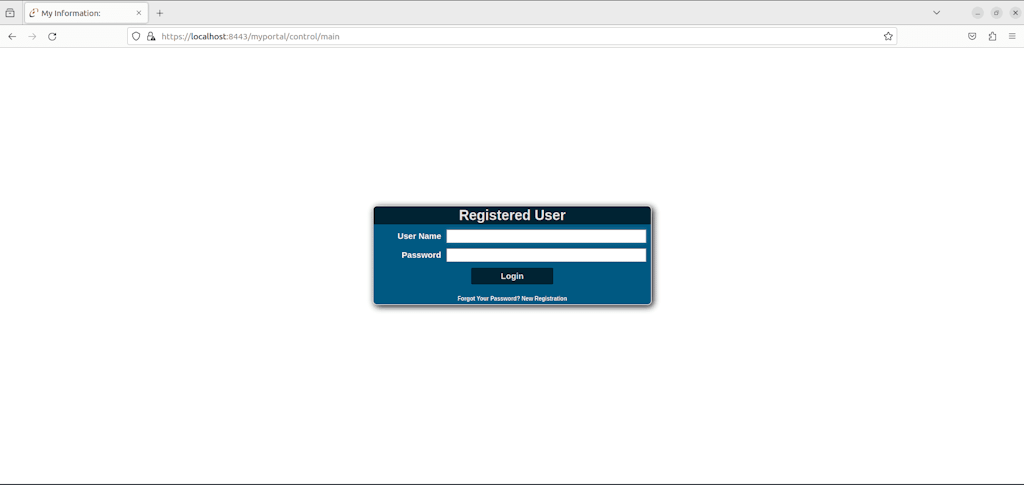 Access Apache Ofbiz Login Screen