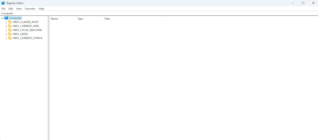 The Windows 11 Registry Editor
