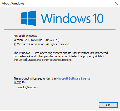 Verify The Version Of Windows Your Pc Is Running