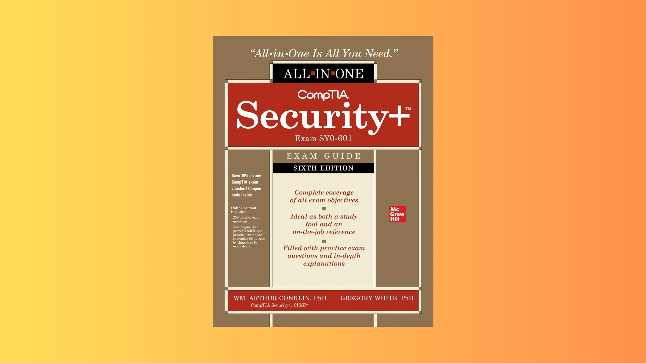 Cover photo of CompTIA Security+ All-in-One Exam Guide - 6th Edition