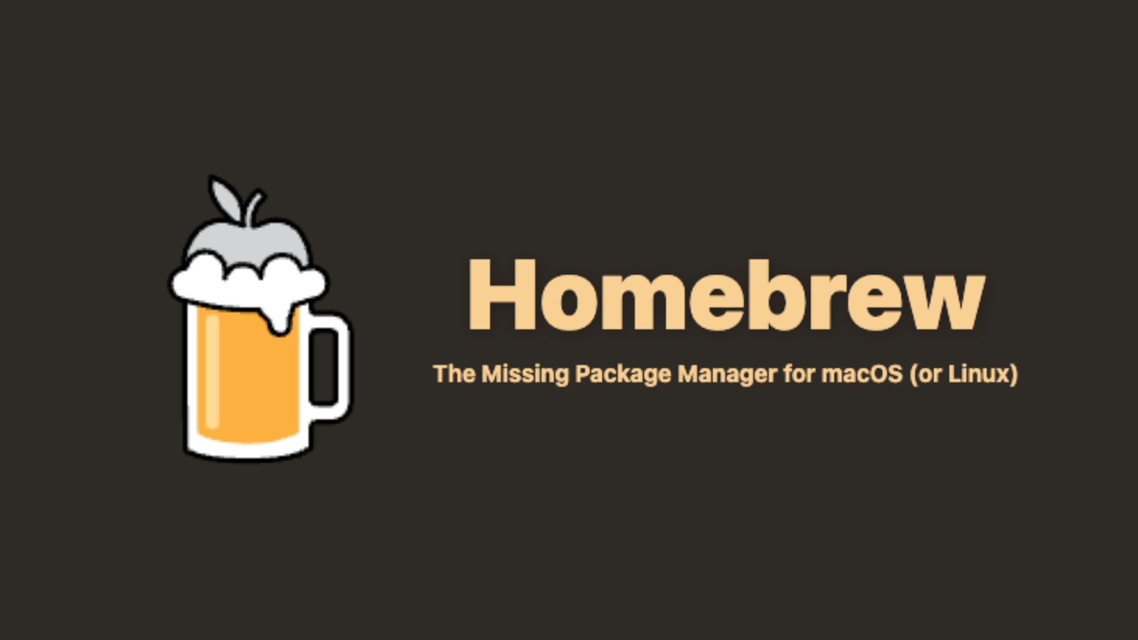 Homebrew logo with header