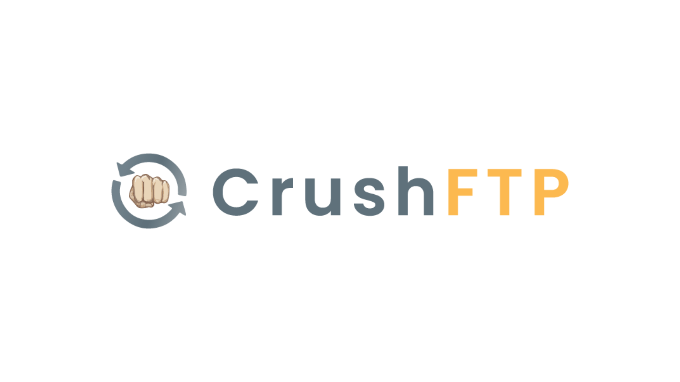 CrushFTP logo with white background