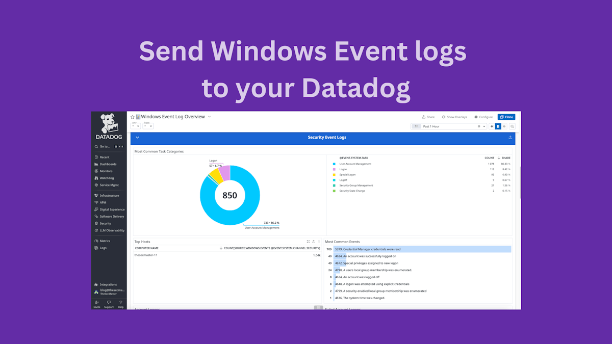 Datadog Windows Event Log Forwarding Guide