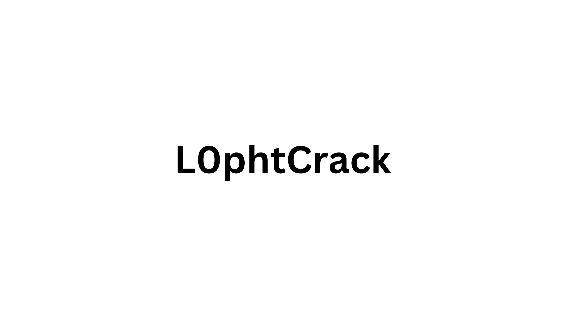 L0phtCrack - Password Auditing and Recovery Tool