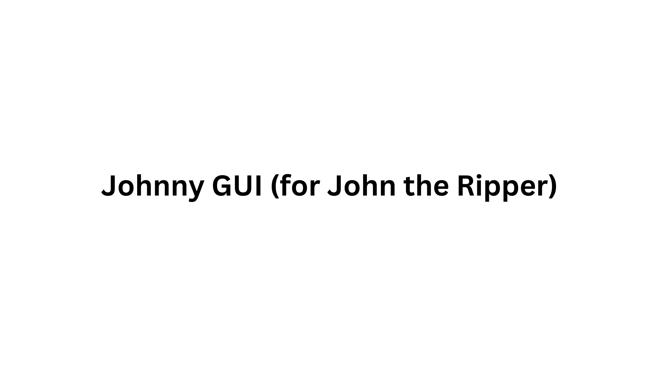 Johnny GUI: Simplify Password Cracking with John the Ripper