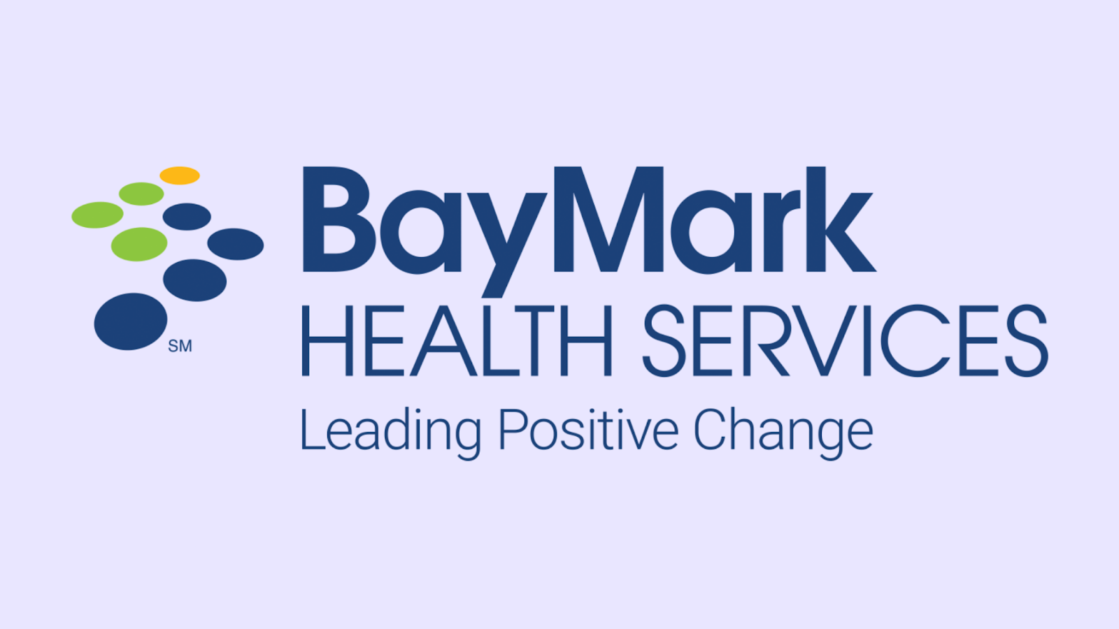 Healthcare services branding with interconnected circles and company name