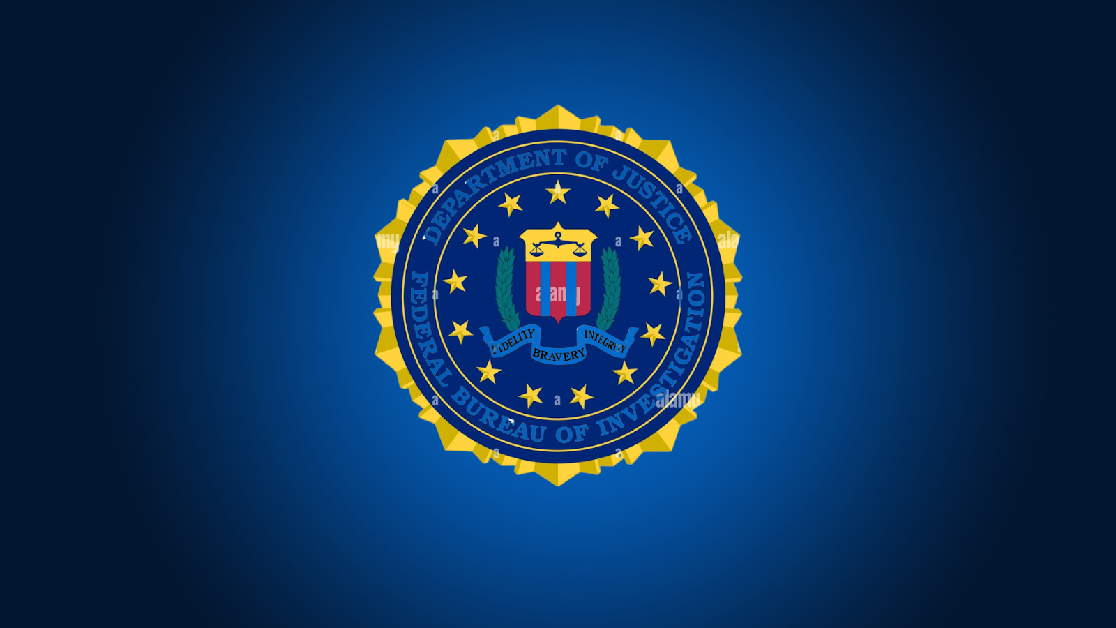 FBI seal symbolizing cyber investigation and security efforts.